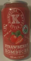 Strawberry Hibiscus Ginger Kombucha