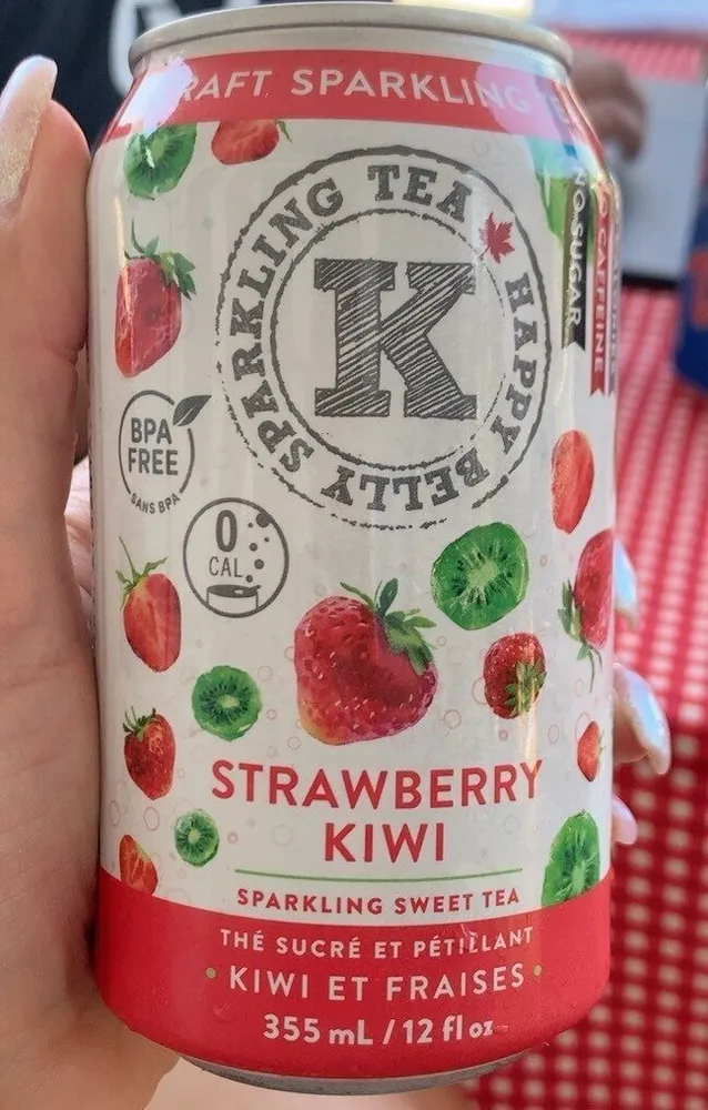 Strawberry Kiwi Sparkling Tea