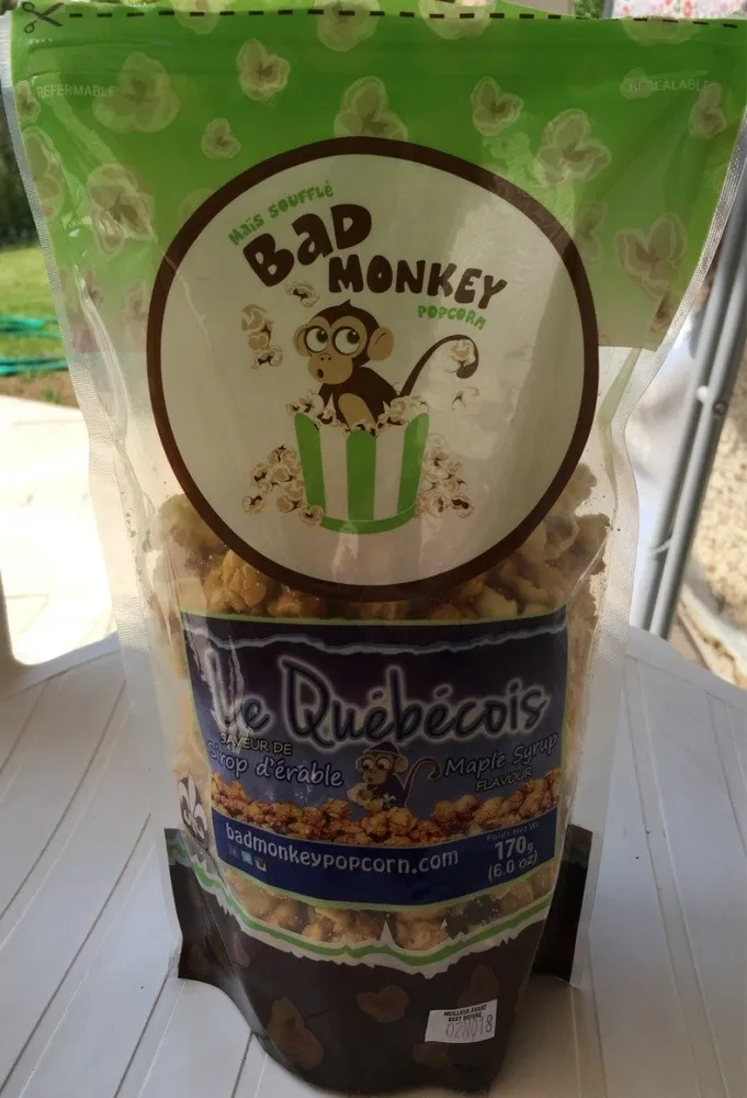 Pop Corn Sirop D'Érable