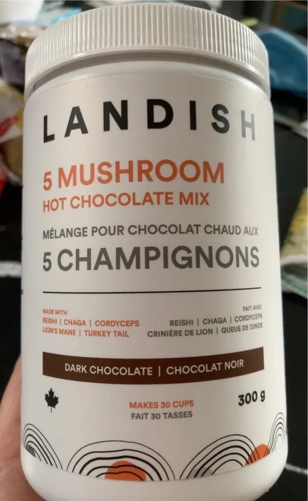 5 mushroom hot chocolate mix