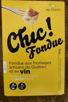 Fondue au fromage artisans du quebec et au vin