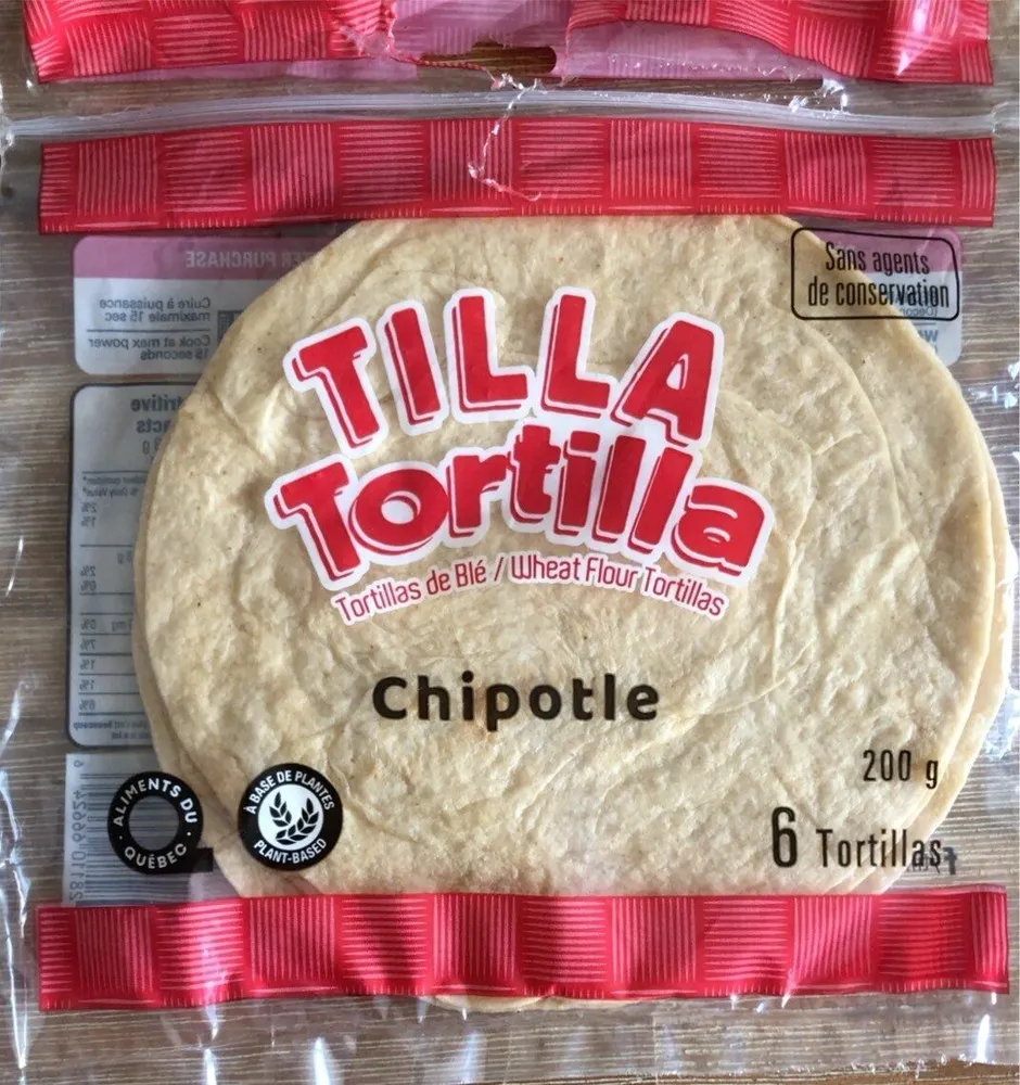 Tortillas de Blé chipotle
