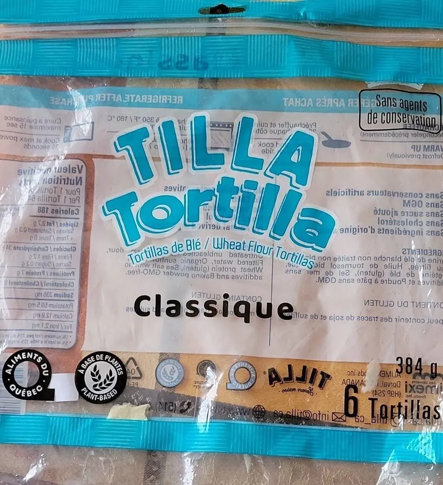 Tortilla de blé