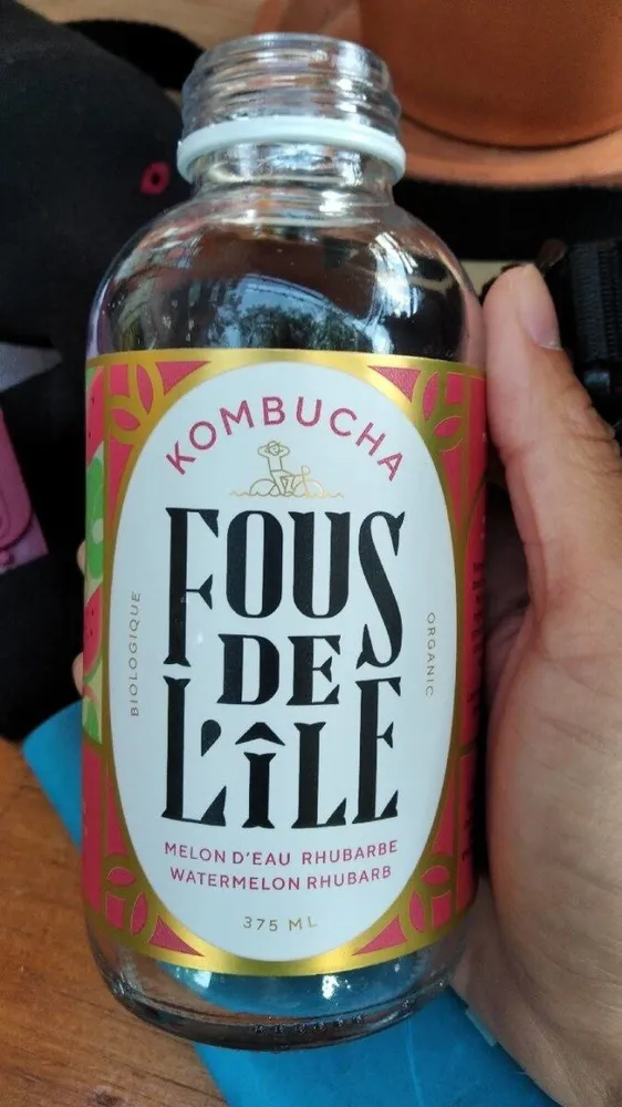 Kombucha Melon d'eau Rhubarbe