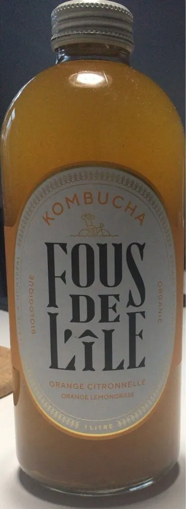 Kombucha orange citronnelle