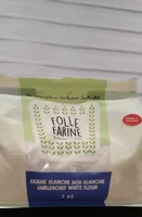 Farine blanche non blanchie