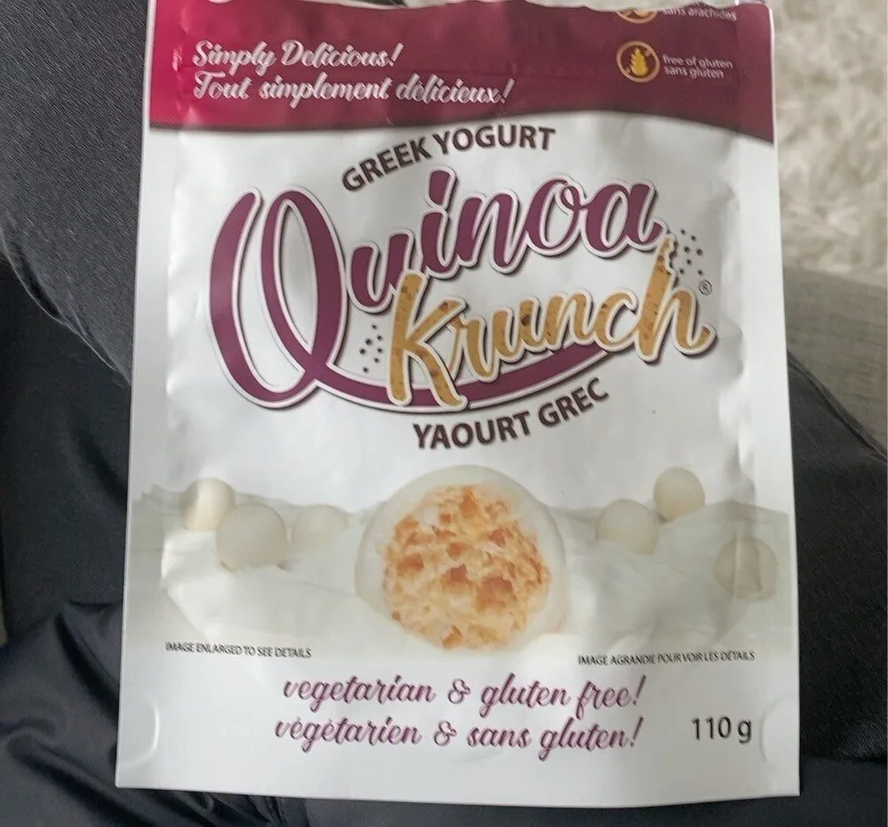 Greek yogurt quinoa krunch