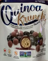 Quinoa Krunch - Dark chocolate with organic powdered blueberry