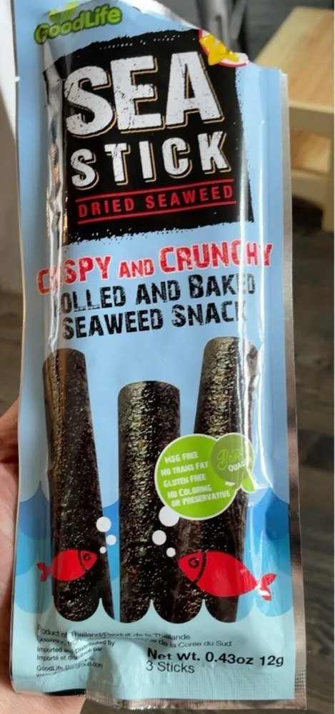 Sea stick dried seaweed