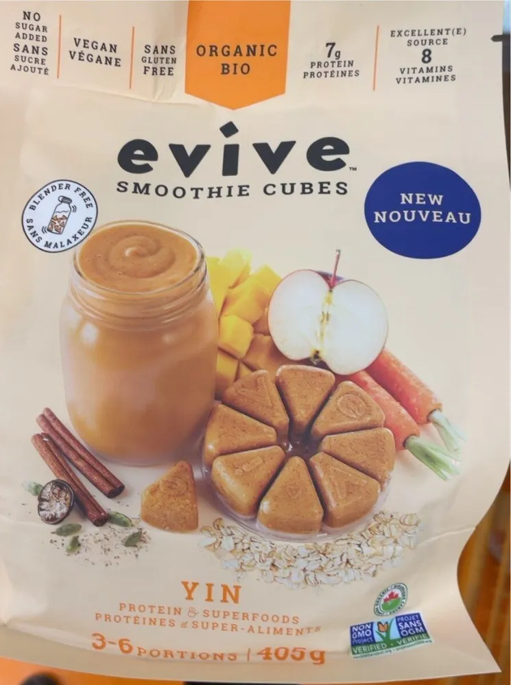 Yin smoothie cubes