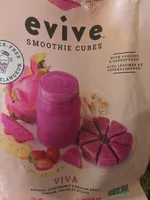 evive smoothie cubes VIVA Banana, Strawberry & Dragon Fruit