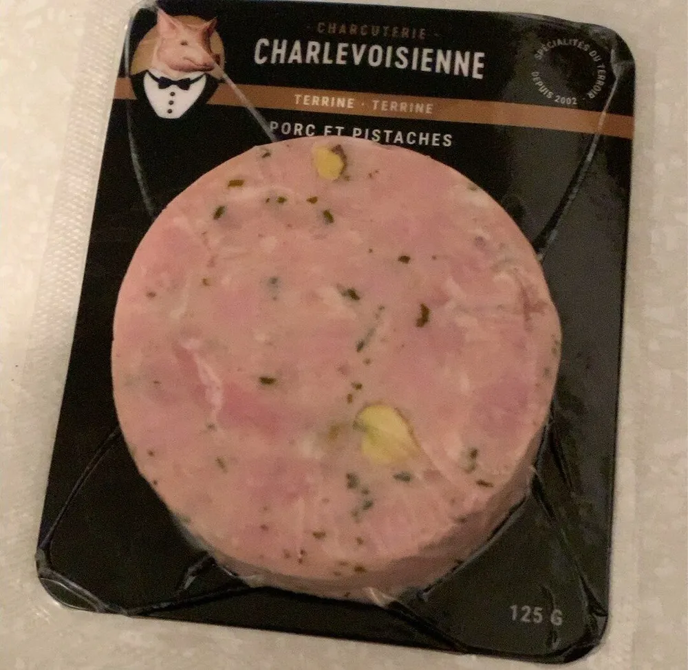 Terrine porc et pistaches