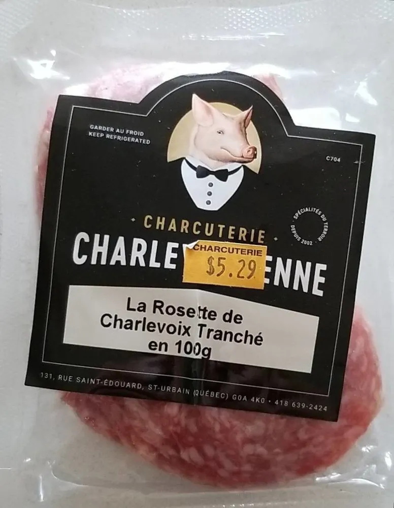 La rosette de charlevoix tranché 100g
