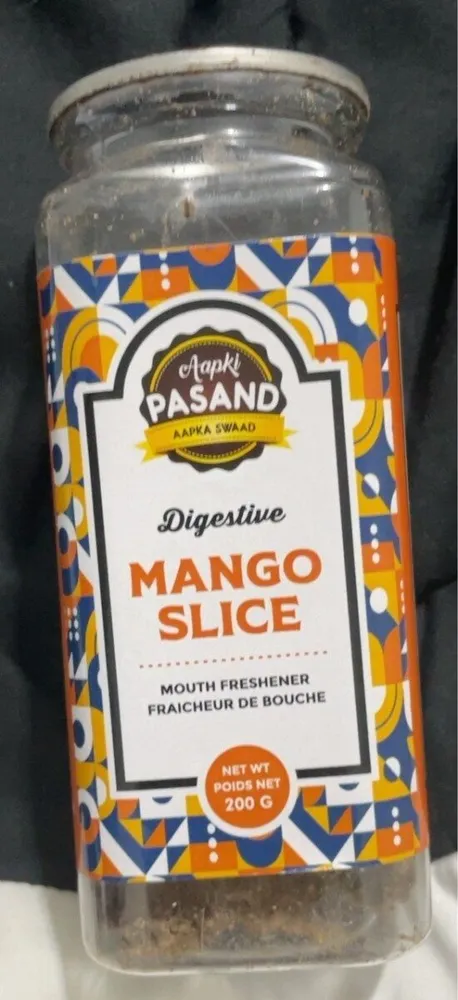Digestive mango slice