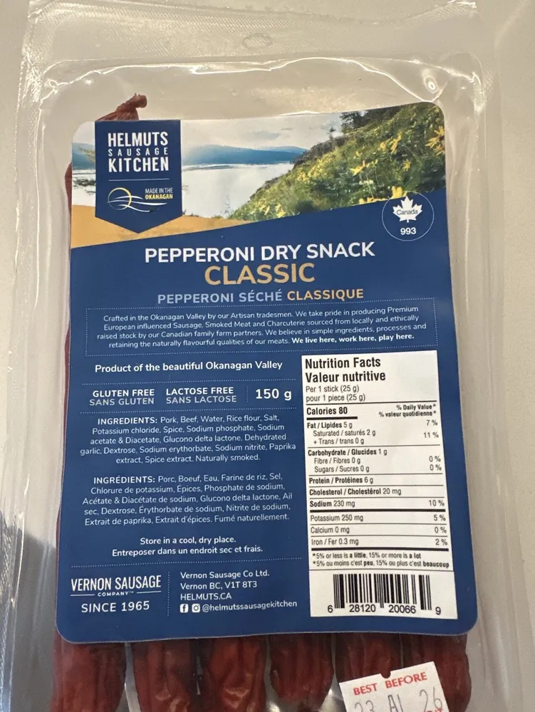 Pepperoni Dry Snack