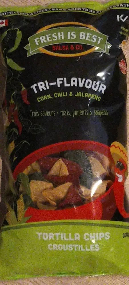 Tri Flavour Tortilla Chips