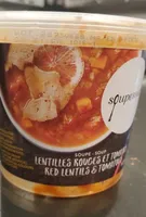 Soupe lentilles rouges et tomates