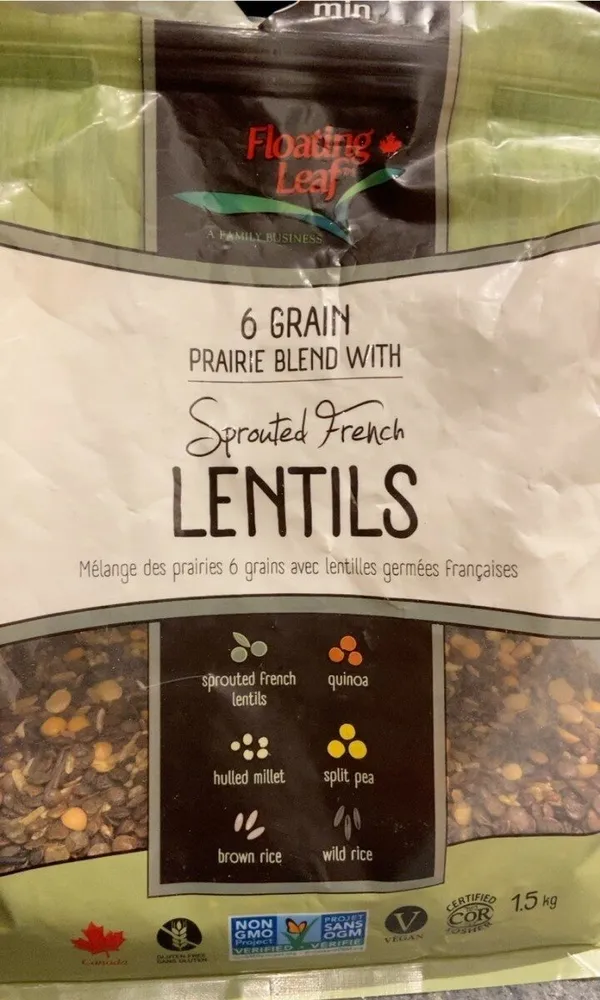 Sprouted French Lentils