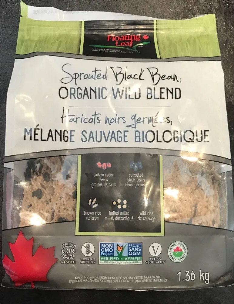 Sprouted Black Bean, Organic Wild Blend