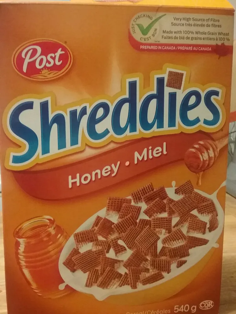 Céréales Shreddies (miel)