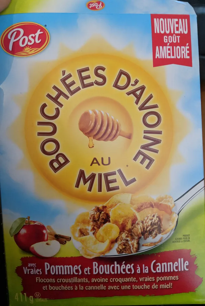 Bouchées d'avoine au miel