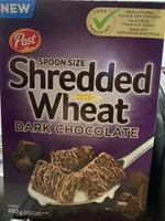 Shredded wheat chocolat noir