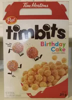 Birthday Cake Timbits Flavoured Cereal