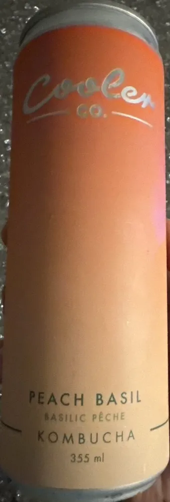 Peach Basil Kombucha