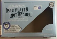 Bol de nouilles et dumplings végane
