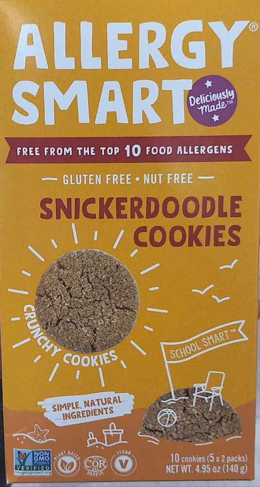 Allergy Smart Snickerdoodle Cookies