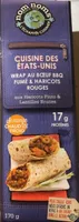 Wrap au boeuf bbq fumé et haricots rouges