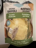 Gourmet mushroom ravioli