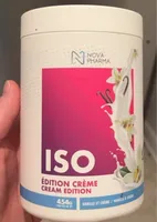 Iso poudre protéine vanille et creme