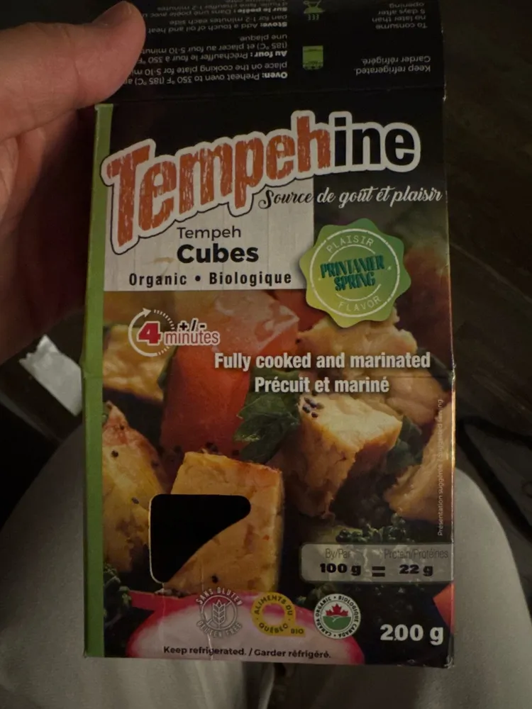 Cubes Tempeh printanier