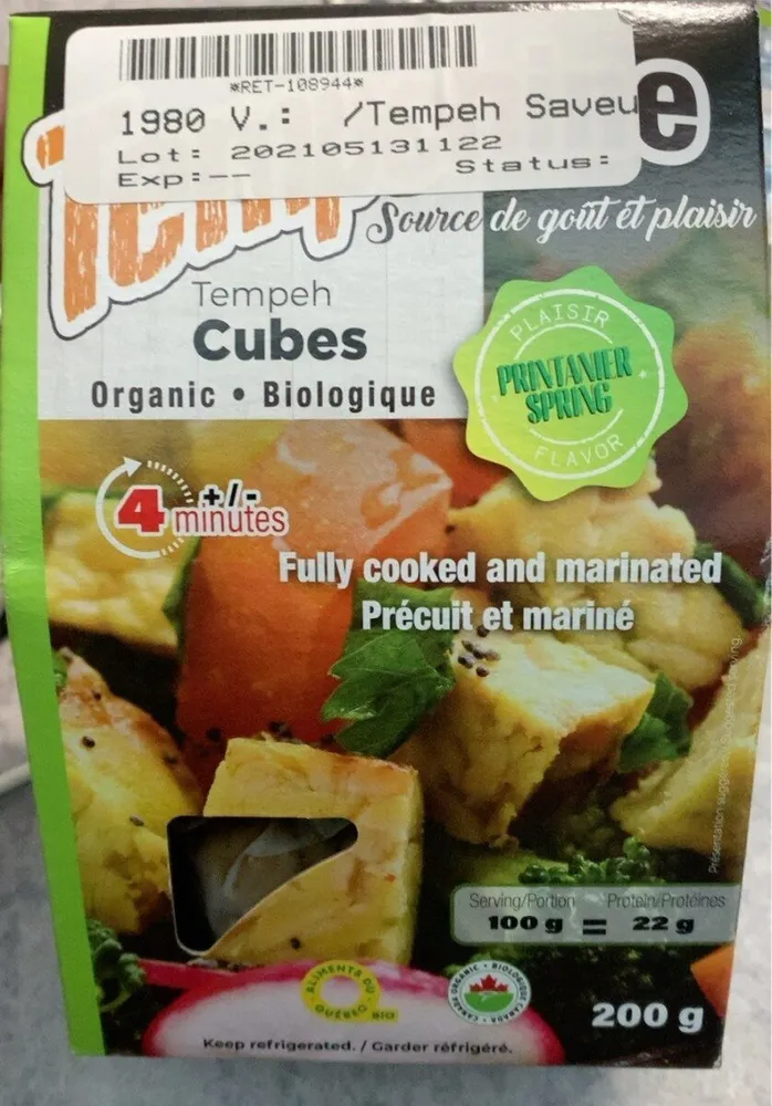 Tempeh cubes