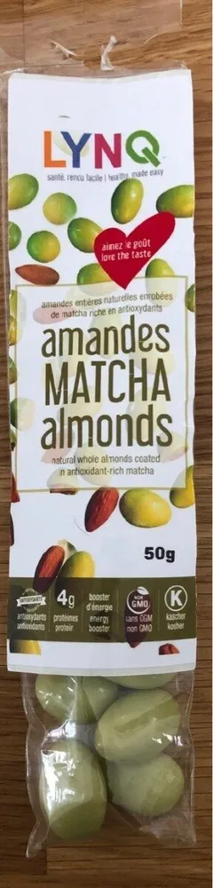 Amandes matcha