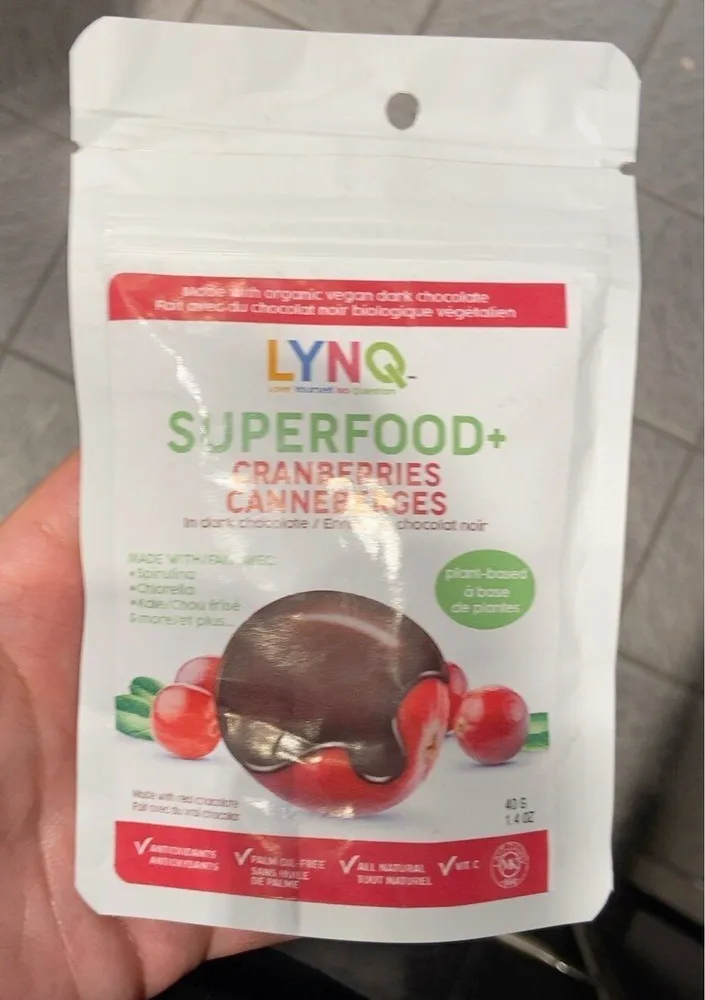Superfood canneberges