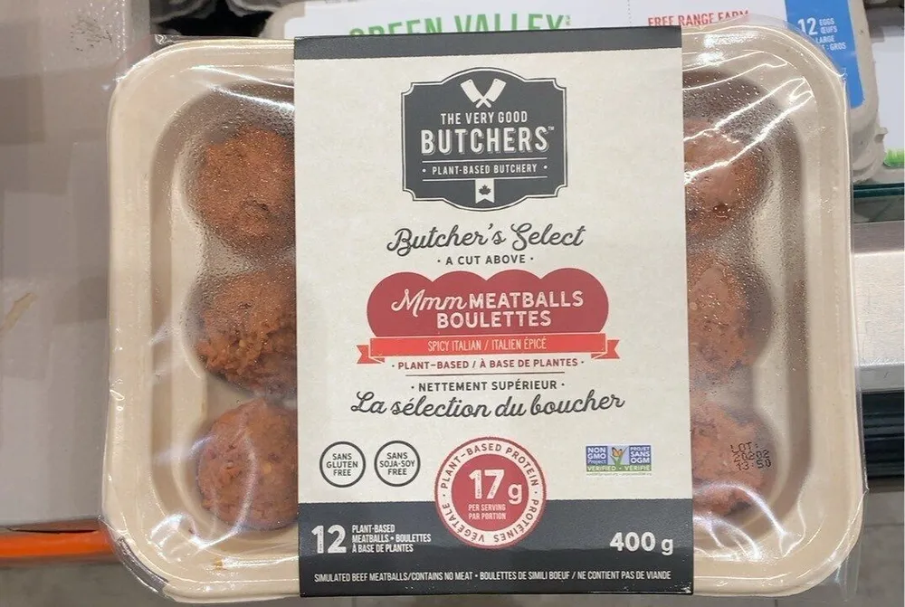 Plant-based meatballs