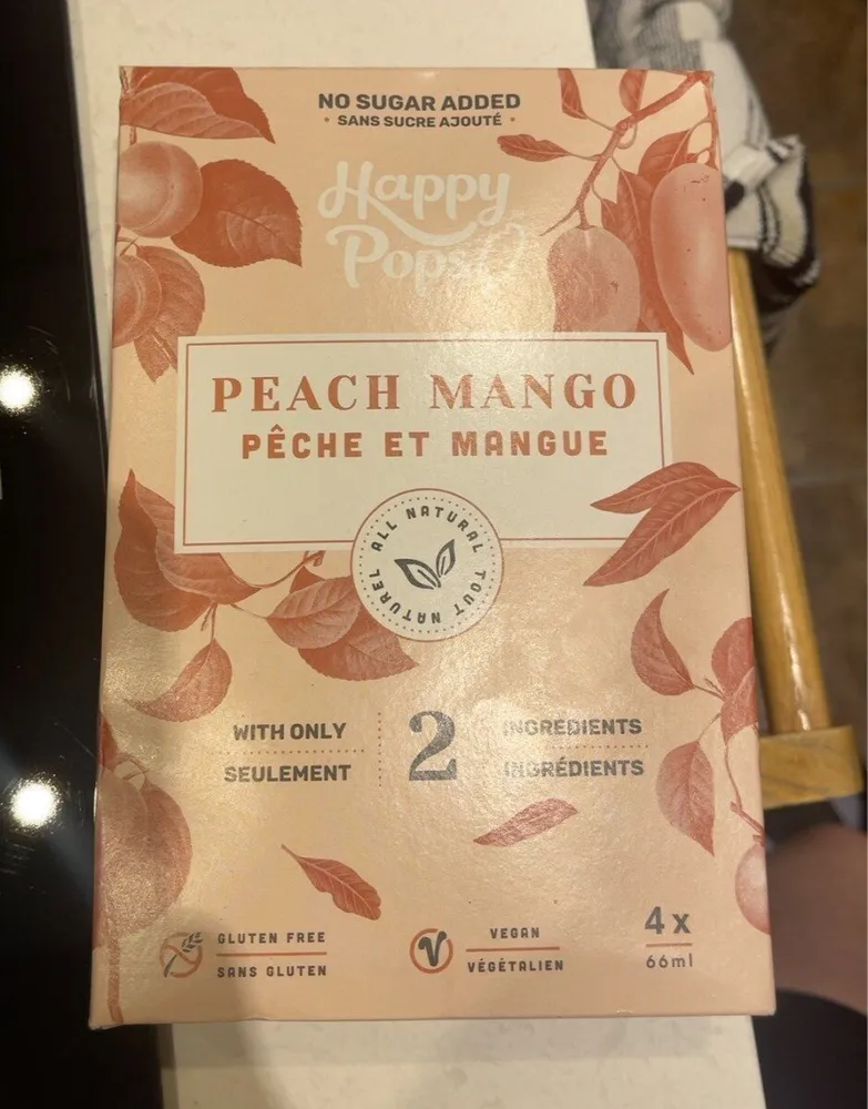 Peach and mango