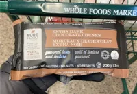 Extra dark chocolate chunks