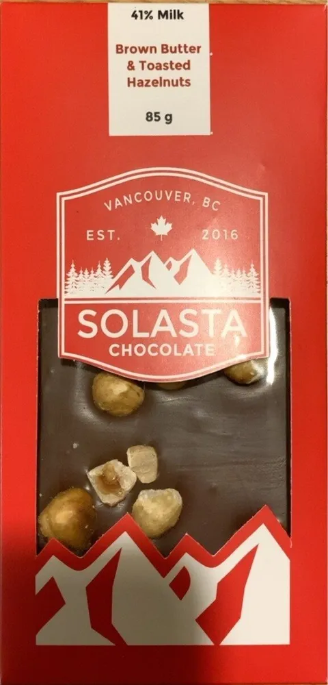 41% Milk Chocolate - Brown Butter & Toasted Hazelnuts