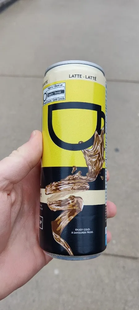Second Cup Latte Can