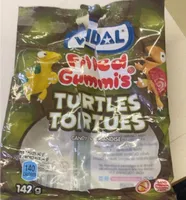 Filled gummis turtle