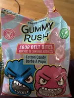 Gummy Rush Sour Bite Belts - Cotton Candy