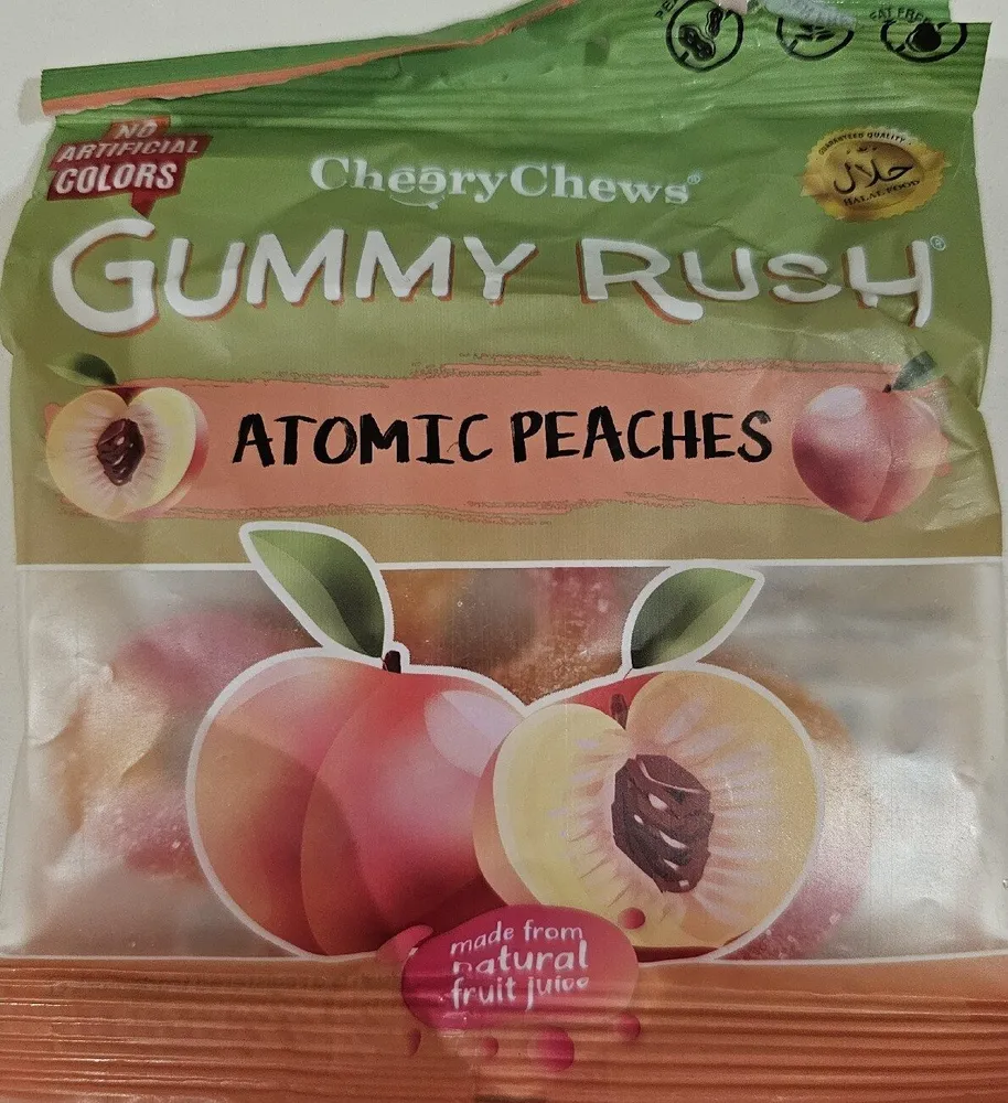 Gummy Rush Atomic Peaches