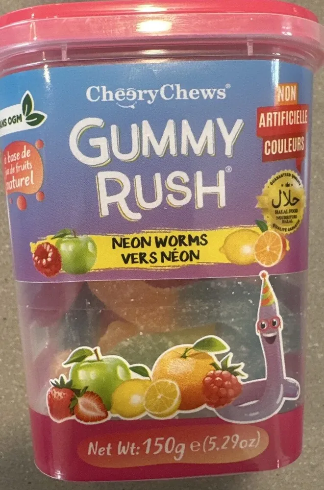 Gummy Rush Neon Worms