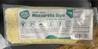 Plant based mozzarella style