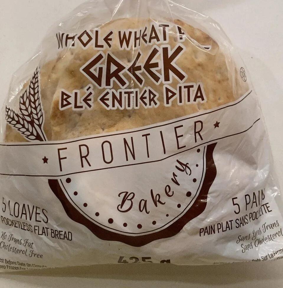 Frontier Whole Wheat Pita - Greek