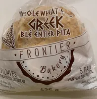 Frontier Whole Wheat Pita - Greek