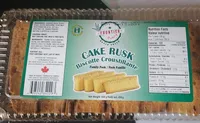 Cake Rusk Biscotte Crousillante